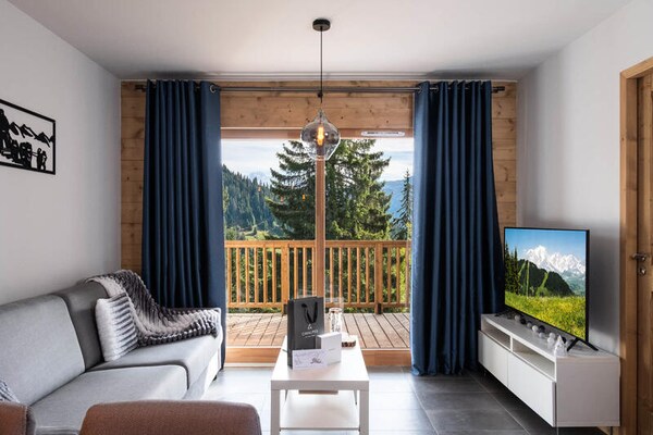 Ruim appartement voor 6 personen in het hart van Villard-sur-Doron - thumbnail 2