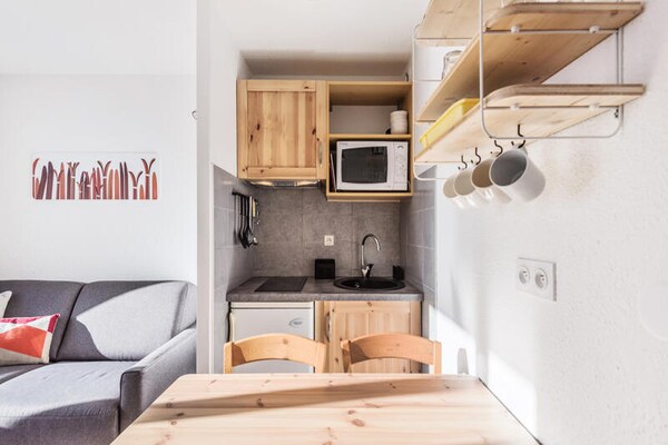 Gezellig ski-appartement voor 4 personen in Avoriaz 1800 met balkon en ski-in/ski-out - thumbnail 6
