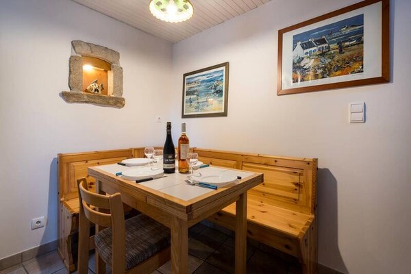 Knus appartement in Crac'h, vlakbij jachthaven Trinité-sur-Mer - thumbnail 5