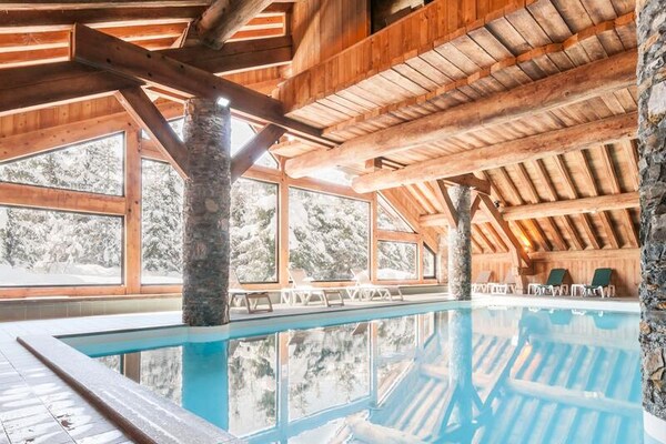 Knus chaletappartement 5p in Méribel Village, toegang tot 3 Vallées - thumbnail 5
