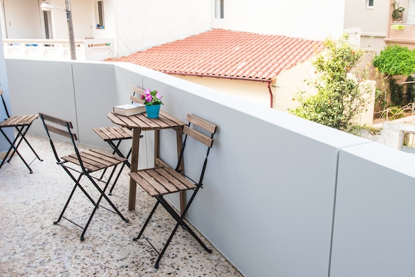 4-persoons modern appartement in het centrum van Chania aan het strand - thumbnail 5