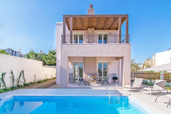 4-persoons villa met privézwembad in Rethymno - thumbnail 1