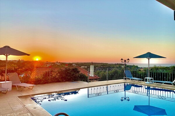 Villa Eros: Privezwembad & Bergzicht bij Rethymno - thumbnail 6