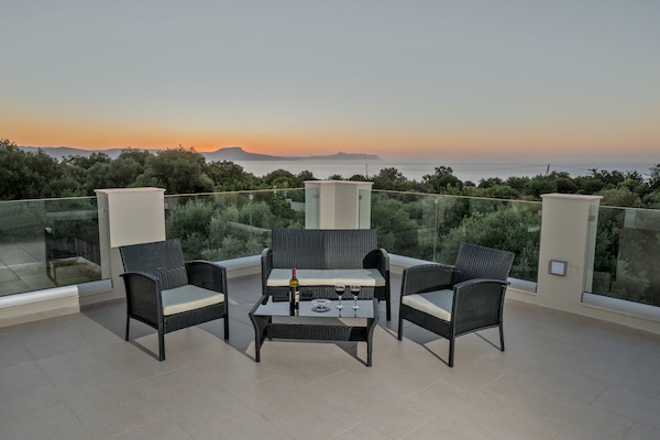 Moderne villa met privézwembad en bergzicht nabij Rethymno - thumbnail 5