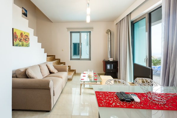 Luxe villa Sunset Maisonette 2 in Mariou aan het water - thumbnail 3