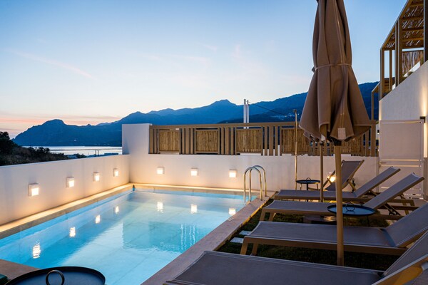Moderne villa met privézwembad op 250 meter van het strand van Plakias - thumbnail 6