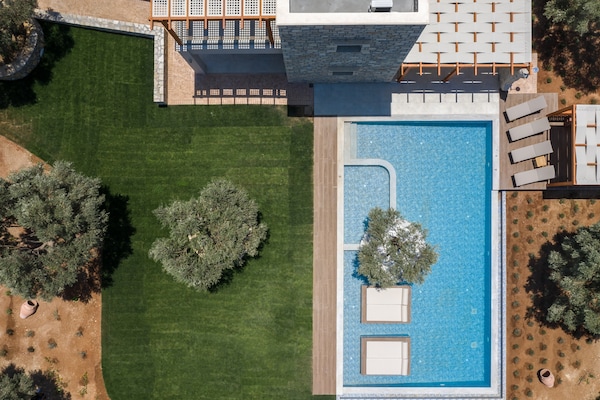 Villa Thyme: rustig genieten in de heuvels van Prinos met privézwembad - thumbnail 5