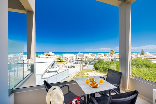 Moderne studio met zeezicht op 300 meter van het strand van Rethymno - thumbnail 4
