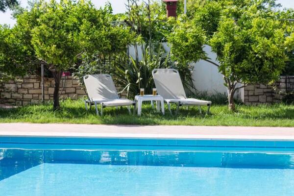Authentieke villa met privézwembad en bergzicht bij Rethymnon - thumbnail 6