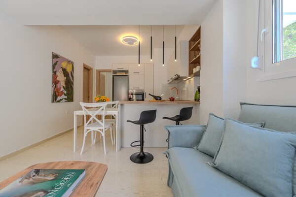 Knus appartement in hartje Rethymno met tuin, vlakbij het strand - thumbnail 6
