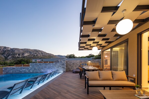 Bella Vista villa met privézwembad en weids bergzicht nabij Rethymno - thumbnail 6