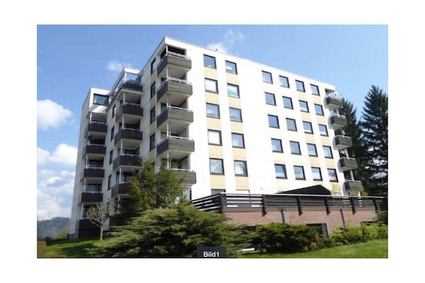 Modern appartement met binnenzwembad en panoramisch uitzicht in Bad Lauterberg - thumbnail 2