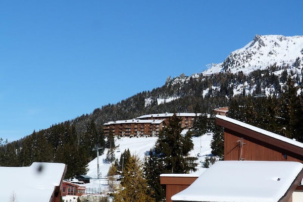 Ski-in/ski-out appartement voor 6 personen in Les Arcs 1800 met zwembad - thumbnail 4