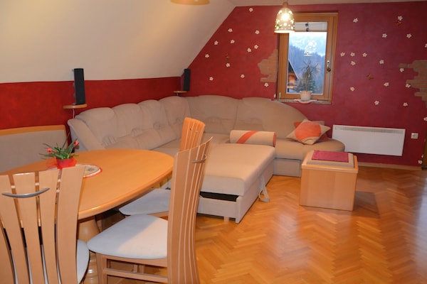 Aan het strand: Ruim appartement met bergzicht in Kranjska Gora - thumbnail 3