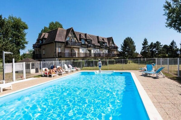 Appartement 4 personen bij strand Cabourg met verwarmd zwembad - thumbnail 5