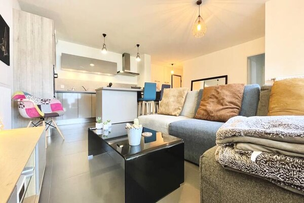 Licht appartement met terras in Eybens, vlakbij Grenoble - thumbnail 1