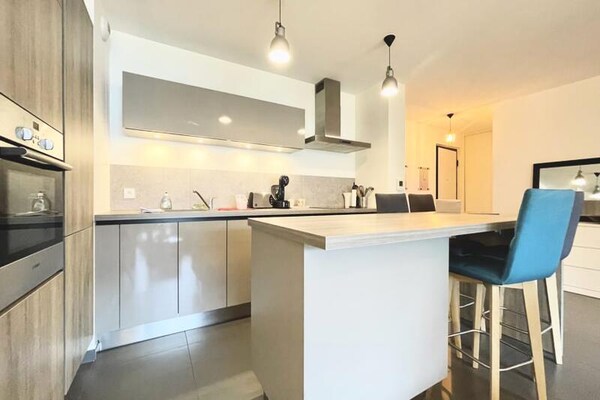 Licht appartement met terras in Eybens, vlakbij Grenoble - thumbnail 4