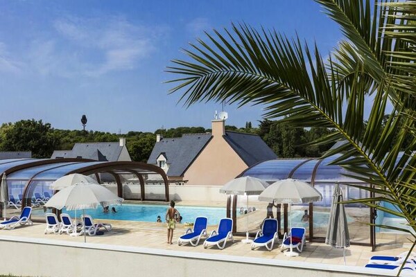 Ruim duplex appartement voor 8 personen op 700 meter van het strand in Crozon Morgat - thumbnail 5