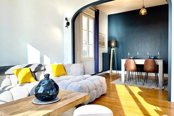 Le Music-hall: Sfeervol appartement met zeezicht op 2 minuten van het strand - thumbnail 3