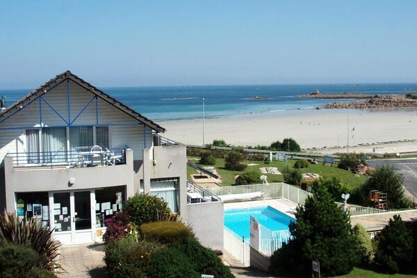 Appartement voor 7 personen met uitzicht op zee in Trévou-Tréguignec - thumbnail 1