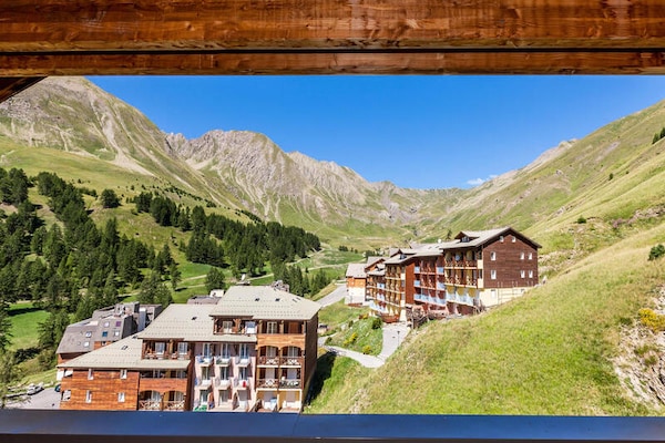 Zonnig 2-kamerappartement voor 6 personen in La Foux d'Allos met zwembad en sauna - thumbnail 6