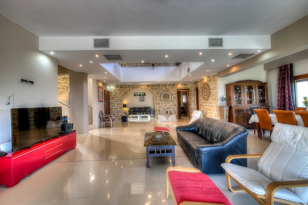 Luxe villa met privézwembad nabij Rethymnon, 4 km van strand - thumbnail 3