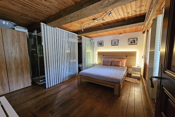 Rustiek vakantiehuis met omheinde tuin en privégarage in Hastière-Lavaux - thumbnail 3