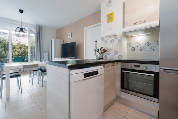 Lichte villa op 450 meter van strand in Sérignan, voor 6 personen - thumbnail 3