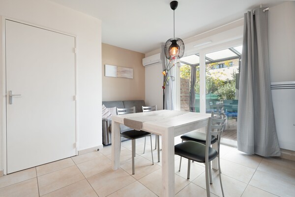 Lichte villa op 450 meter van strand in Sérignan, voor 6 personen - thumbnail 4