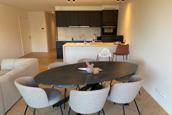 Luxe appartement aan golfbaan in Nieuwpoort met 2 slaapkamers en zonneterras - thumbnail 3