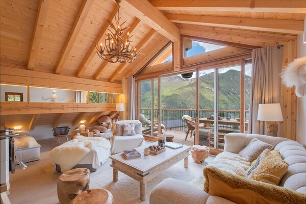 Authentiek chalet voor 8 personen in Saint Martin, op 180m van de skilift - thumbnail 6