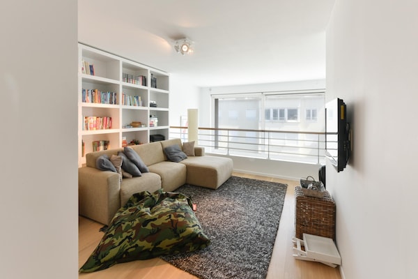 Duplex met zeezicht en garage in Knokke-Heist voor 6 personen - thumbnail 1
