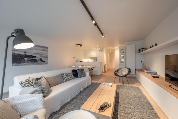Licht appartement aan het Albert-strand in Knokke-Heist met 2 slaapkamers - thumbnail 6