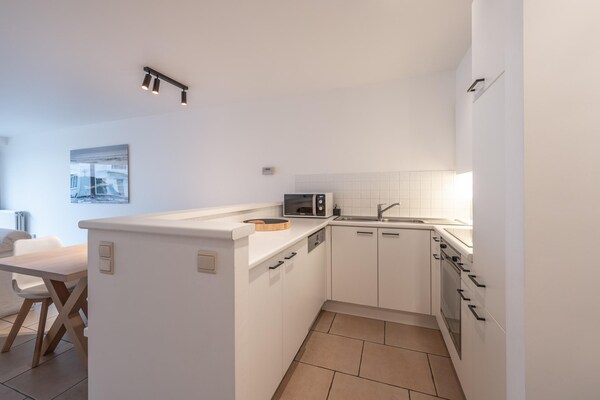 Licht appartement aan het Albert-strand in Knokke-Heist met 2 slaapkamers - thumbnail 3
