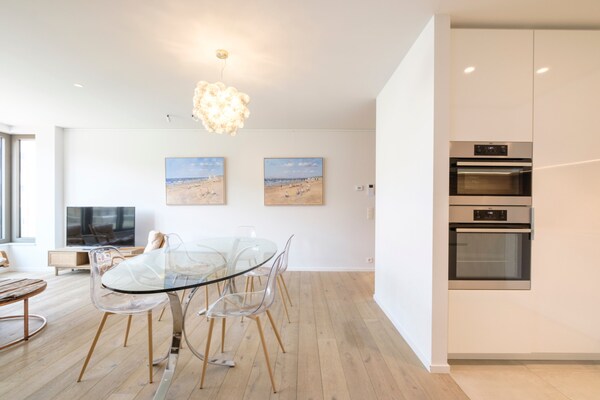 Luxe nieuwbouwappartement met zijdelings zeezicht in Knokke-Heist - thumbnail 2