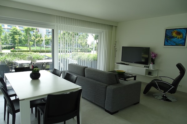 Gelijkvloers appartement met 2 terrassen in Knokke-Heist - thumbnail 4