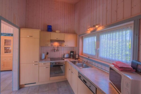 Knus vakantiehuis vlakbij de Müritz met eigen strand op 400 meter - thumbnail 2