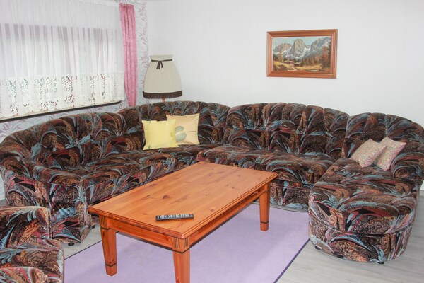 Ruim appartement met terras en tuin nabij Strandsolbad Staßfurt - thumbnail 2