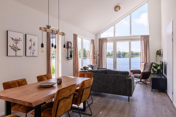 Moderne gelijkvloerse villa aan het water in Nationaal Park Drentsche Aa - thumbnail 3