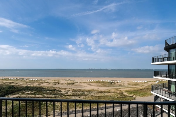 Panoramisch appartement met zeezicht op 8e verdieping in Breskens - thumbnail 6