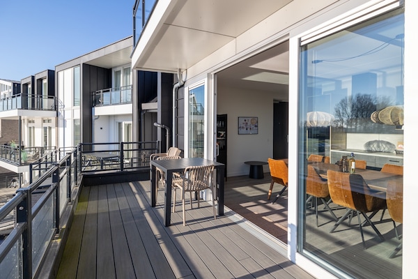 Vista Maris 'Haus am See': Luxe appartement met panoramisch uitzicht op zee - thumbnail 5