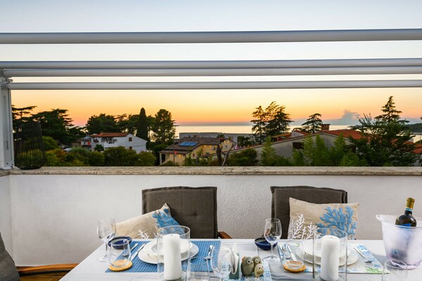 Sunset Suite Premium: Luxe appartement met zeezicht in Poreč - thumbnail 3