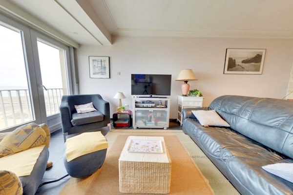 Zeezicht appartement met terras nabij casino Middelkerke - thumbnail 1