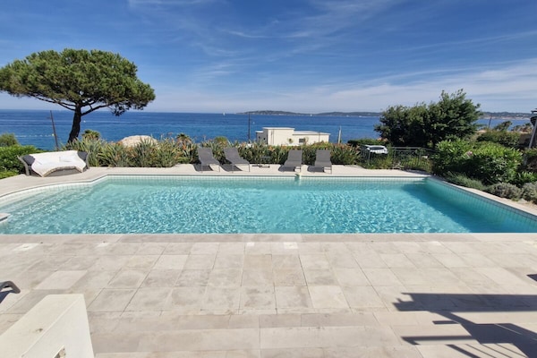 Zonovergoten villa met zeezicht en privézwembad in Sainte-Maxime - thumbnail 2