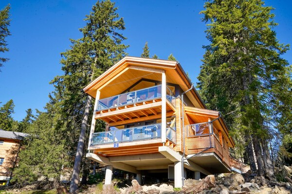 Ruim chalet voor 8 pers. met sauna, hot tub & bergzicht in Turrach - thumbnail 1