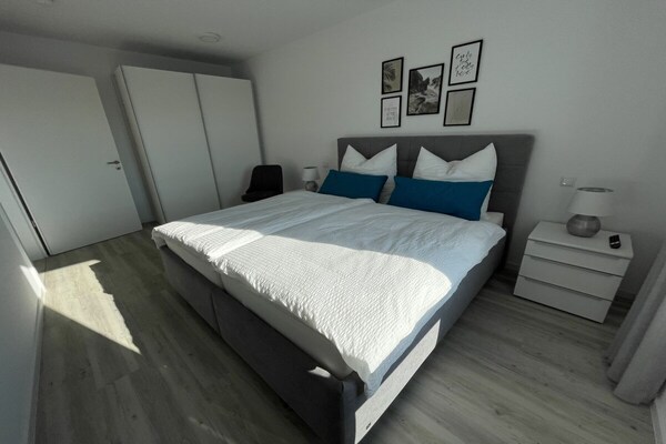 Sunshine 13: knus appartement met balkon, 300m van centrum Cuxhaven - thumbnail 2