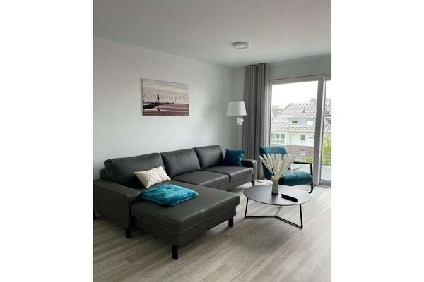 Sunshine 13: knus appartement met balkon, 300m van centrum Cuxhaven - thumbnail 3