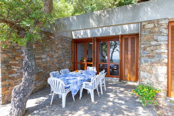 Ruime bungalow met zeezicht en groot terras in Bormes-les-Mimosas - thumbnail 4