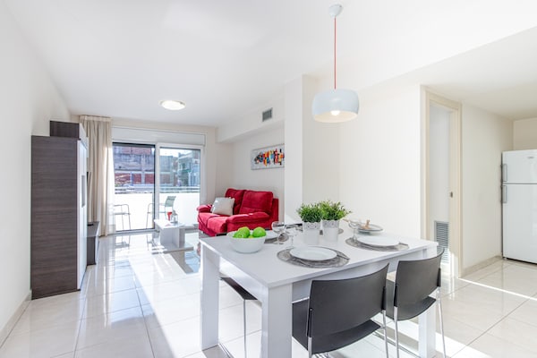 Aan het strand: Modern appartement voor 5 personen in Rosas - thumbnail 6