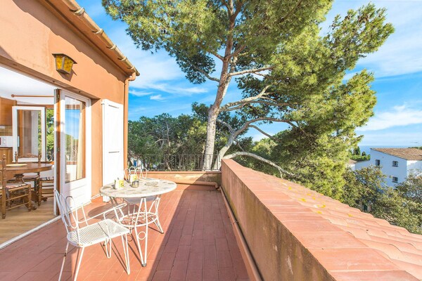 Knusse studio voor 2 aan de Costa Brava met gemeenschappelijk zwembad - thumbnail 5